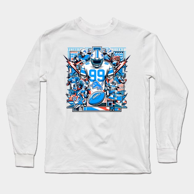 Detroit Aesthetic Long Sleeve T-Shirt by elegantelite